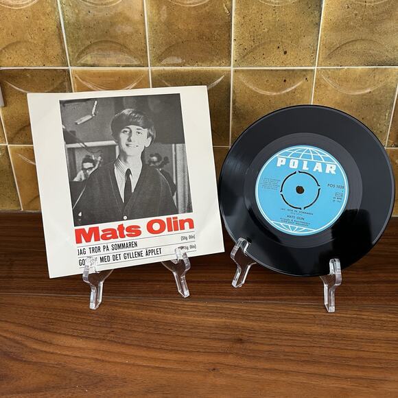 Mats Olin Jag Tror På Sommaren Gossen Med Gyllene Äpplet 45rpm 7" Polar POS-1028 - Picture 1 of 7